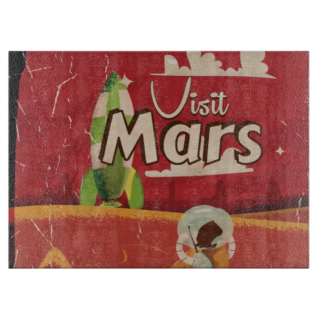 Mars Vintage Resemallarv Poster (Framsidan)