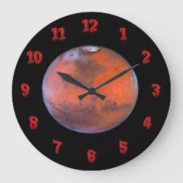 Mars Wall Clock. Stor Klocka