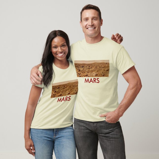 Mars Yta - liggande vy Tee Shirt (Unisex)