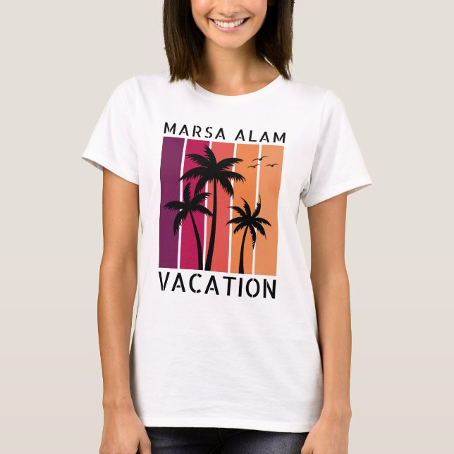 Marsa Alam Vacation T-Shirt (Framsida)
