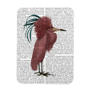 Marsala Bird Magnet