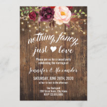 Marsala Blommig Bröllopsmottagning