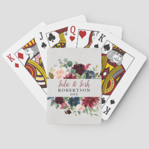 Marsala & favör för bröllop för casinokort