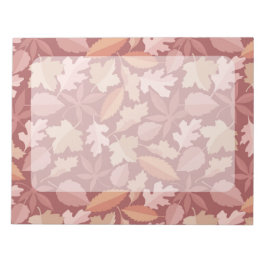 Marsala lövs mönster anteckningsblock