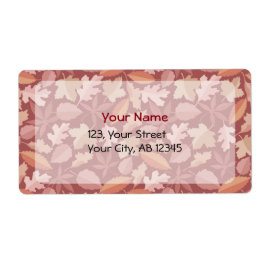 Marsala lövs mönster fraktsedel