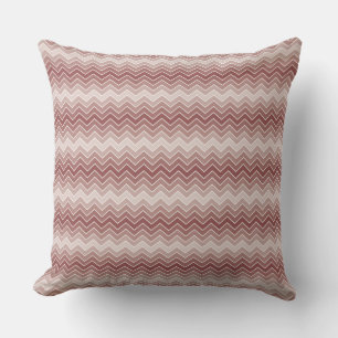 Marsala Ombre Chevron Dekorativ kudde