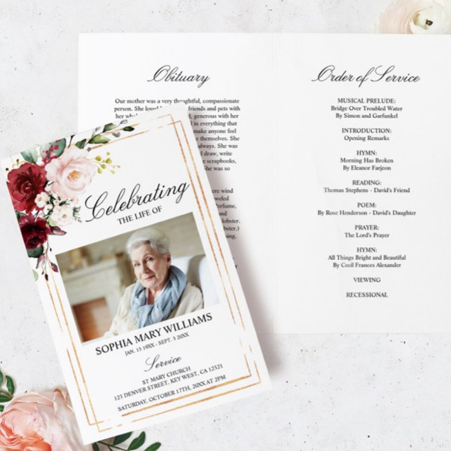 Marsala Ro-begravningsprogrammet | Serviceorder (Skapare uppladdad)