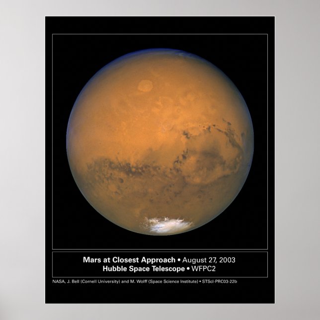 MarsAtClosestApproach-2003-22b Poster (Framsidan)