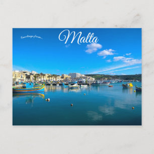 Marsaxlokk Malta Vykort