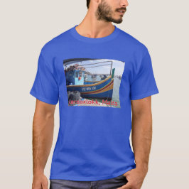 Marsaxlokks fiskebåtar Malta T Shirt