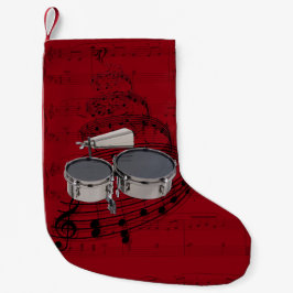 Marsch Timbales med cowbellmusikstrumpan Liten Julstrumpa