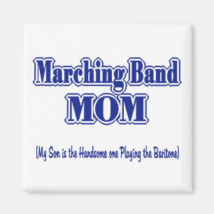 Marschera den musikbandmamman/barytonen magnet