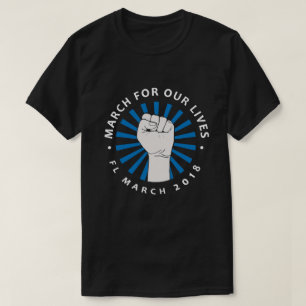 Marschera för våra liv FL Florida - oss appellen T Shirt