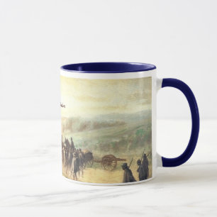 Marschera i regna efter den Gettysburg muggen Mugg