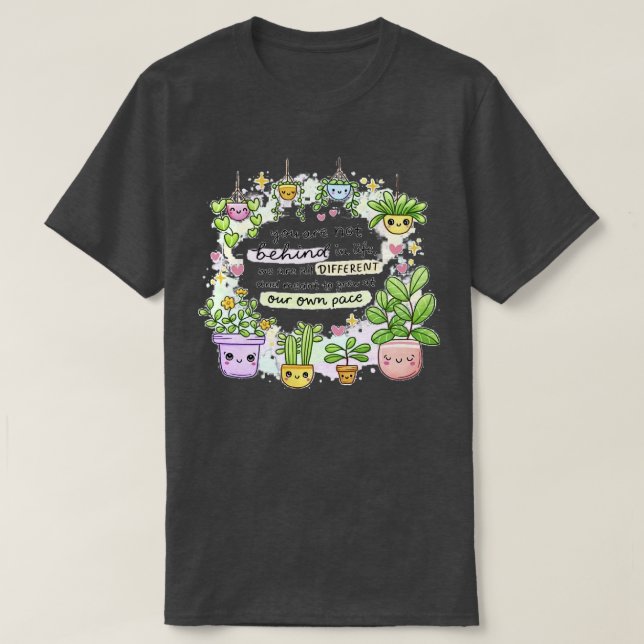 marschera inspirerande citattecken t shirt (Design framsida)