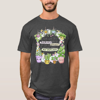 marschera inspirerande citattecken t shirt