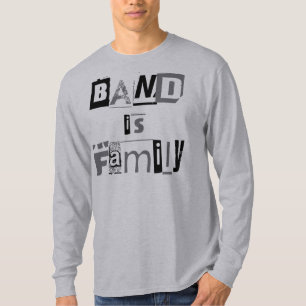 Marschera musikband - musikbandet är familjT-trö Tee