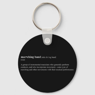Marschera musikbanddefinition nyckelring