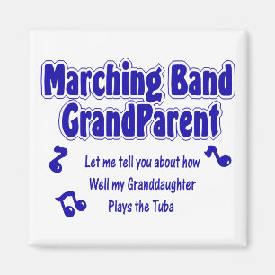 Marschera musikbandGrandparent/tubaen Magnet