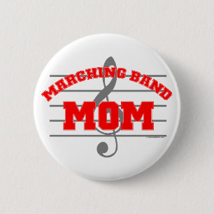 Marschera musikbandmamman knapp