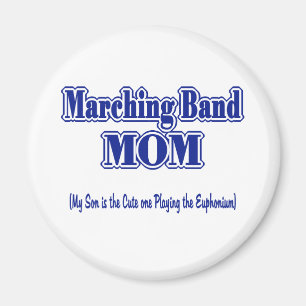 Marschera musikbandmamman magnet