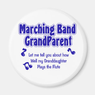 Marschera musikbandmorföräldern magnet