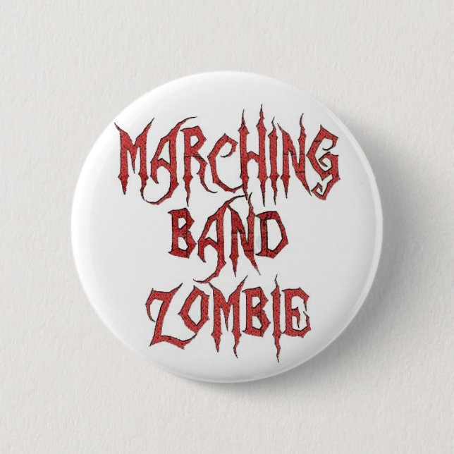 Marschera musikbandzombien knäppas knapp (Framsida)