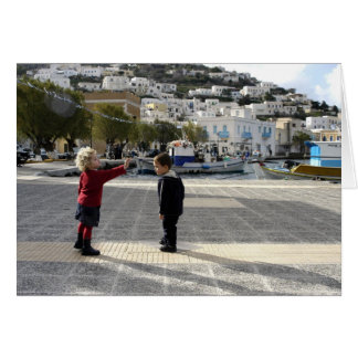 Marschera order hälsningskort