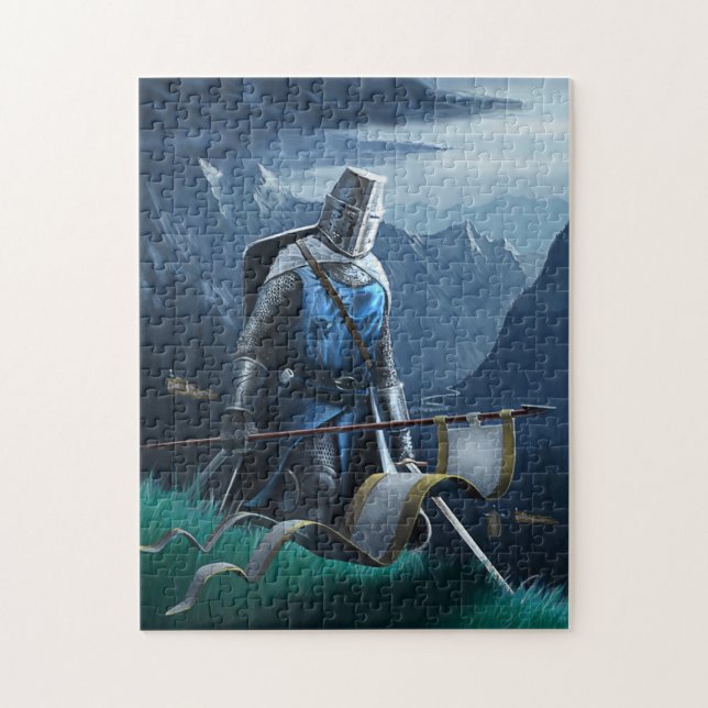 Marschera riddarepussel pussel (Vertikal)