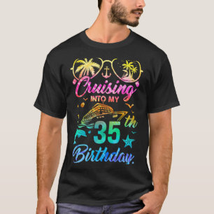 Marschera till min 35e Födelsedagsfest 35 år gamma T Shirt