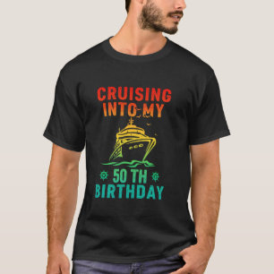 Marschera till min 50:e födelsedag 50 år gamla kry t shirt