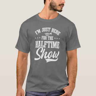 Marscherande banduniform här för halvtidsshow vän t shirt