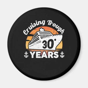 Marscherande dalgång 30 år magnet