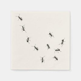 marscherande pappersservett