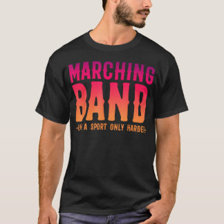 Marscherandeorkester som en sport bara hårdare sko t shirt
