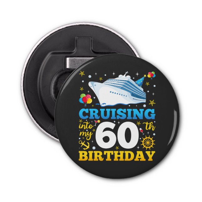 Marscherar till min 60-Födelsedagsfest Flasköppnare (Framsidan)