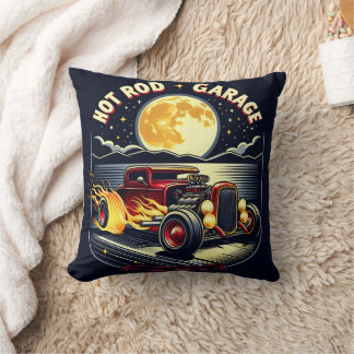 marschering i hot rod under måndagsljus kudde