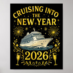 Marschering till nyåret 2026 Gott nytt år Poster