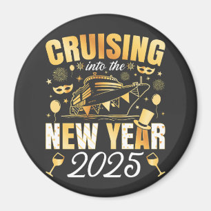 Marschering till nyårscirkulären 2025 magnet