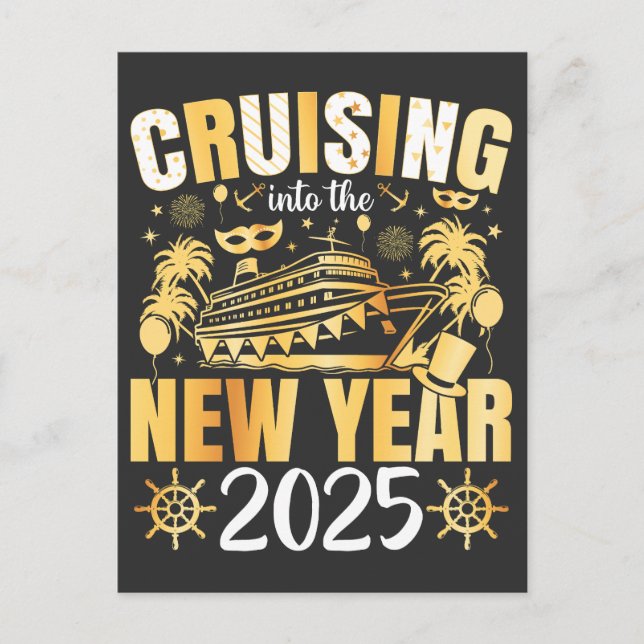Marschering till nyårsområdet 2025 vykort (Framsida)