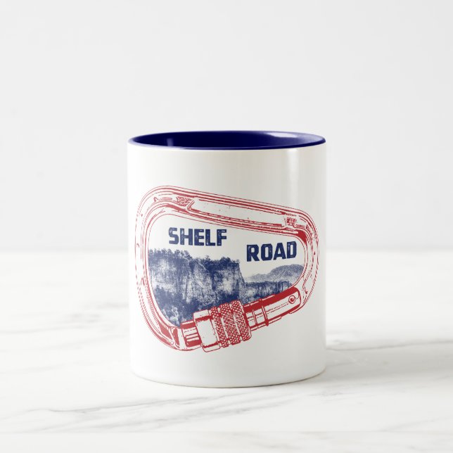 Marschfart på friland Två-Tonad mugg (Center)