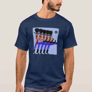 Marschleksaken tjäna som soldat skjortan tee