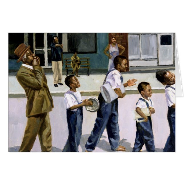 Marschmusikbandet 2000 hälsningskort (Framsidan Horizontal)