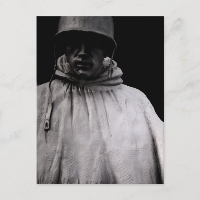 marschsoldat vykort (Framsida)