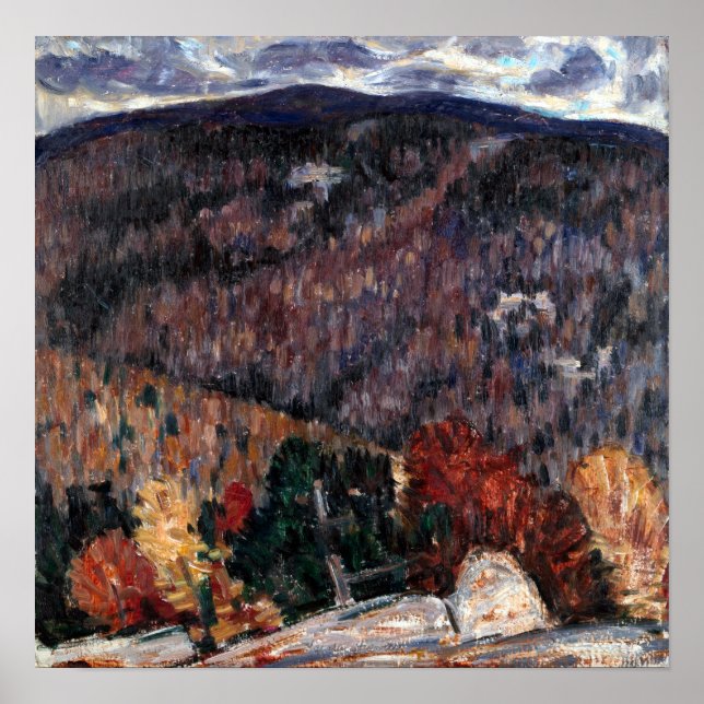 Marsden Hartley liggande nr 25 Poster (Framsidan)