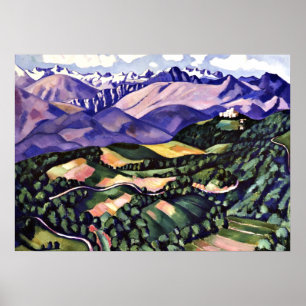 Marsden Hartley - Lila Mountains, Venedig Poster