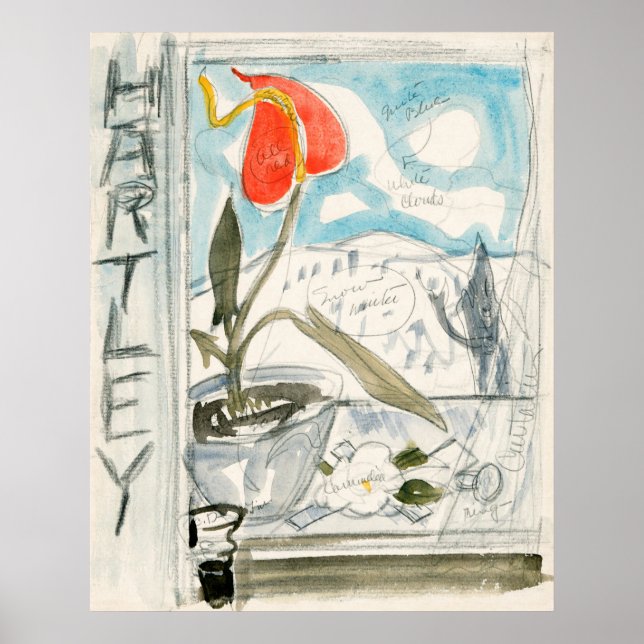 Marsden Hartley Poster (Framsidan)