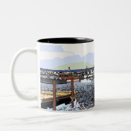 Marseillan South of Frankrike Två-Tonad Mugg