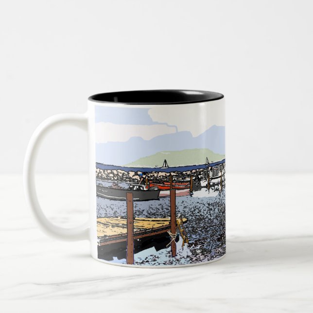  Marseillan South of Frankrike  Två-Tonad Mugg (Vänster)