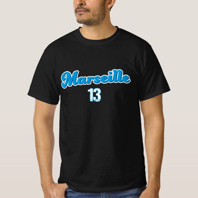 Marseille 13 France T Shirt (Framsida)